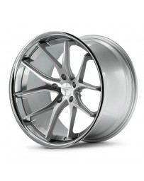 Ferrada FR2 Machine Silver Chrome Lip 19x8.5 Bolt : 5x4.5 Offset : +35 Hub Size : 73.1 Backspace : 6.13