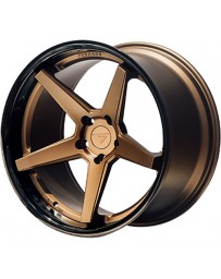 Ferrada FR3 Matte Bronze Gloss Black Lip 20x10.5 Bolt : 5x112 Offset : +38 Hub Size : 66.6 Backspace : 7.25