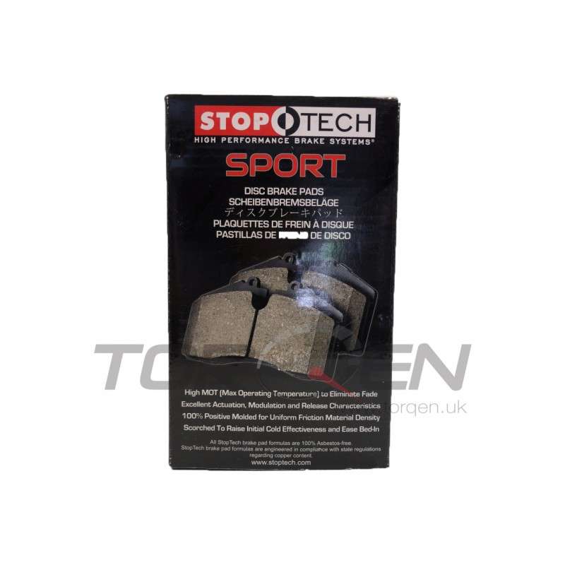 350z StopTech Sport Performance Brake Pads with Hardware Kit for Brembo brakes - REAR