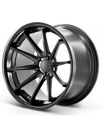 Ferrada FR4 Matte Black Gloss Black Lip 19x8.5 Bolt : 5x112 Offset : +25 Hub Size : 66.6 Backspace : 5.73