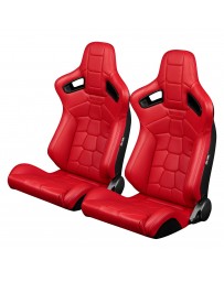 BRAUM ELITE-X SERIES RACING SEATS (RED KOMODO EDITION) – PAIR