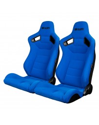 BRAUM ELITE SERIES RACING SEATS (BLUE CLOTH) – PAIR