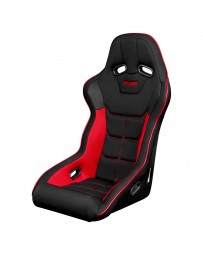 BRAUM FALCON X SERIES FIA APPROVED FIXED BACK RACING SEAT (BLACK & RED)