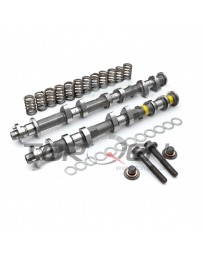 370z Jim Wolf Technology JWT Complete Exhaust Camshaft Kit with Springs & Deep Threaded Bolts, C2 271 Deg / .461"