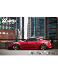 350z SSworxs Fender Flares Metal Steel