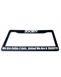 ZOCIETY USA style number plate