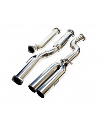 ISR Performance EP (Straight Pipes) Dual Tip Exhaust - Hyundai Genesis Coupe 2.0T 09+