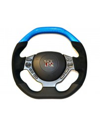 Nissan GT-R R35 DCTMS Track Edition Blue Steering Wheel