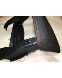 Nissan GT-R R35 Nismo Cluster / Speedo cover in Alcantara with red stitching
