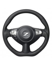 370z REAL JAPAN Steering wheel - all leather - Black Euro stitching
