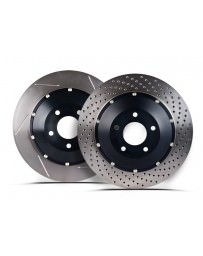 Nissan GT-R R35 Stoptech 09-11 Rear AeroRotor Two-Piece Rotors - Zinc Drilled - Left