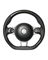 Toyota GT86 REAL JAPAN Steering wheel - Black carbon - Black euro stitch