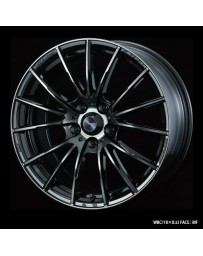 WedsSport SA-35R 18x8.5 5x100 ET45 Wheel- Weds Black Chrome