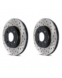 Toyota GT86 StopTech Cryo Discs - Rear pair - DRILLED & SLOTTED