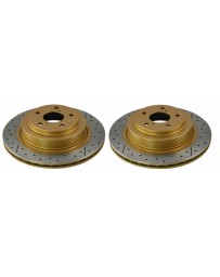 Toyota GT86 DBA Street Series Discs - Rear pair - DRILLED & SLOTTED