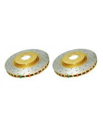 Toyota GT86 DBA HD Series Brake Disc - Front pair - DRILLED & SLOTTED