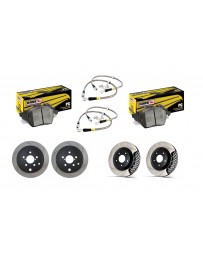 Toyota GT86 StopTech Discs & Hawk COMPLETE kit - SLOTTED