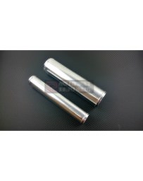 Nissan GT-R R35 P2M Polished Aluminum Pipe, 2.5" ID, 30cm Length, 1.5mm Thickness
