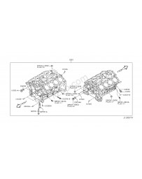 Nissan OEM VK45 Cylinder block