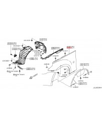 370z Nissan OEM Front Fender Quarter Panel LH