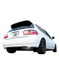 Honda Civic EG Hatchback 92-95 GReddy Supreme SP 304 SS Cat-Back Exhaust System with Single Rear Exit