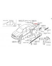 350z Nissan OEM Rocker Molding Grommet