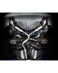 350z Tomei Ti Racing Titanium Y-Pipe Back Exhaust System, Dual Muffler
