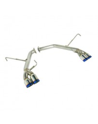 Remark SPT Version Axle-Back Exhaust with Titanium Stainless Single Wall Tip Subaru SPT WRX/STI VA 15-18