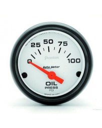 Nissan GT-R R35 AutoMeter Phantom Electric Oil Pressure Gauge 0-100 PSI - 52mm