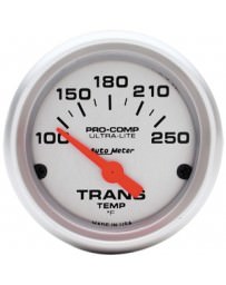 Nissan GT-R R35 AutoMeter Ultra-Lite Mechanical Transmission Temperature Gauge 100-250 Deg F - 52mm