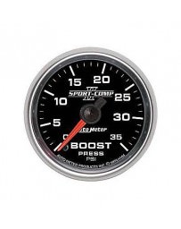 Nissan GT-R R35 AutoMeter Sport-Comp II Mechanical Boost Gauge 35 PSI - 52mm