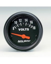 370z AutoMeter Z-Series Voltmeter Gauge 8-18 Volts - 52mm