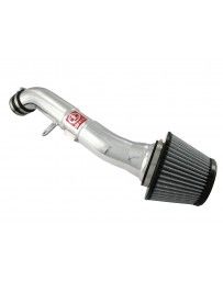 350z DE aFe Takeda Retain Stage 2 Aluminum Polished Short Ram Air Intake System with Pro Dry S Gray Filter