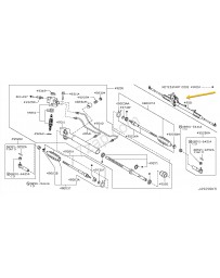 350z HR 2007-2008 Nissan OEM RHD steering rack assembly