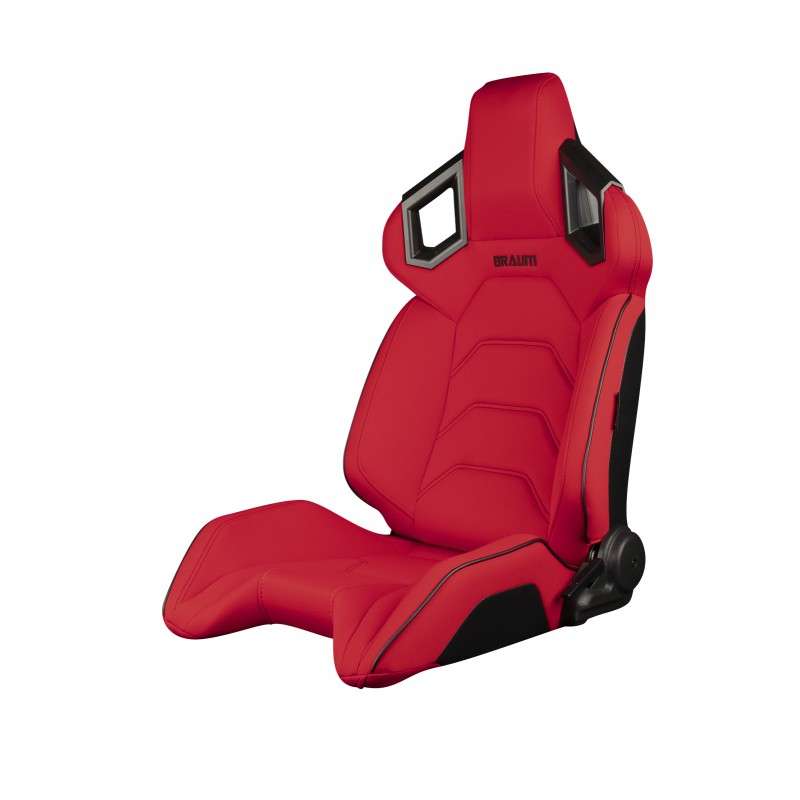 BRAUM ALPHA-X SERIES RACING SEATS (RED CLOTH) – PAIR
