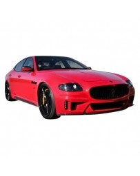 VIS Racing 2005-2007 Maserati Quattroporte Vip Kit with carbon accent.