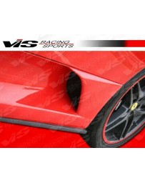 VIS Racing 2005-2009 Ferrari F430 Scuderia Oem Style Carbon Fiber Add-On Side Skirts