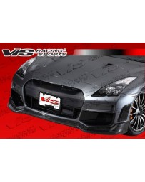 VIS Racing 2009-2015 Nissan Skyline R35 Gtr 2Dr Tko Front Bumper With Carbon Lip And Center