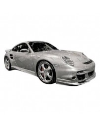 VIS Racing 2005-2011 Porsche 997 2Dr Turbo Style Front Bumper With Optional A Tech Front Lip