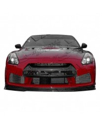 VIS Racing 2009-2012 Nissan Skyline R35 Gtr 2Dr Gt Front Bumper With Carbon Lip