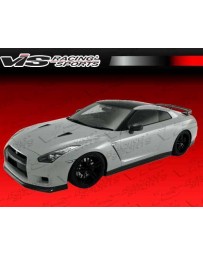 VIS Racing 2009-2011 Nissan Skyline R35 Gtr Godzilla X Front Bumper With Carbon Front Lip.