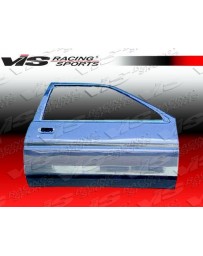 VIS Racing Carbon Fiber Door OEM Style for Toyota Corolla 2DR & Hatchback 84-87