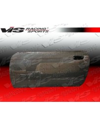 VIS Racing Carbon Fiber Door OEM Style for Nissan 240SX 2DR & Hatchback 95-98