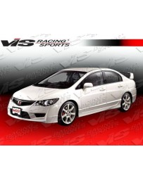 VIS Racing 2006-2011 Honda Civic 4Dr Jdm Type R Front End Conversion With Techno R Front Lip