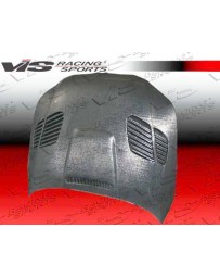 VIS Racing 2004-2010 Bmw 5 Series E60 4Dr Gtr Titanium Silver Carbon Fiber Hood