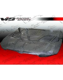 VIS Racing 2007-2010 Bmw 3 Series E92 2Dr Gtr Style Titanium Silver Carbon Fiber Hood