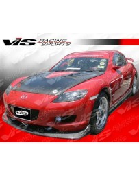 VIS Racing 2004-2008 Mazda Rx8 2Dr A Spec Carbon Fiber Full Lip Kit
