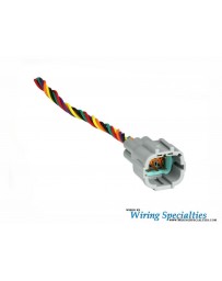 350z DE Wiring Specialties Halogen Headlight Connector with Pigtails, 6 Pin Male