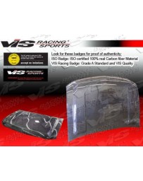 VIS Racing Carbon Fiber Hood OEM Style for Chevrolet Silverado 4DR 99-02