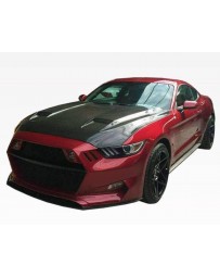 VIS Racing Carbon Fiber Hood MK7 Style for Ford MUSTANG 2DR 15-17